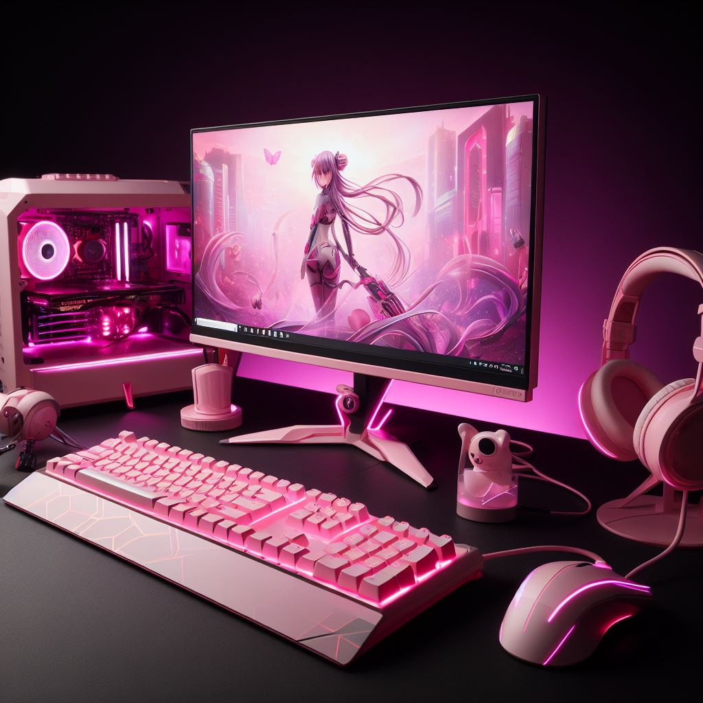 Pink Gaming Desk Archives - All Things Snug